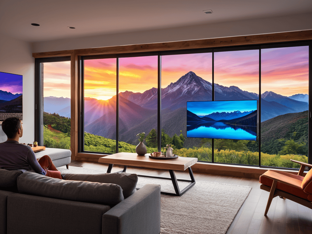 Samsung S95D QD-OLED TV display