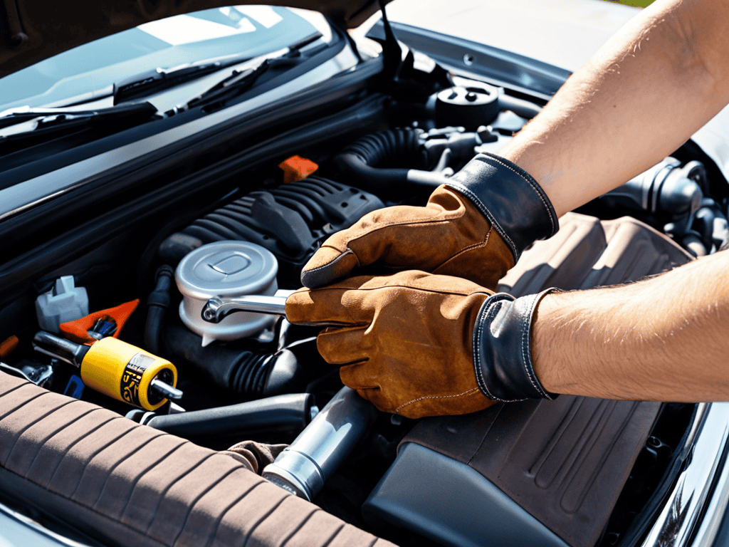Car maintenance guide infographic