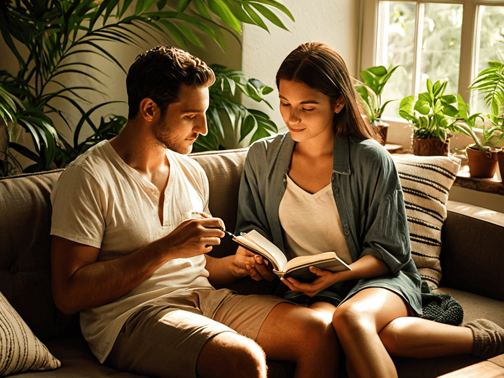 Relationship gratitude journaling together