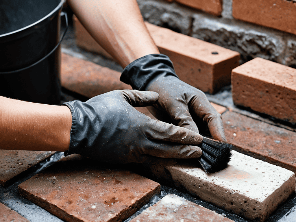 Cleaning Soot Off Brick Surface