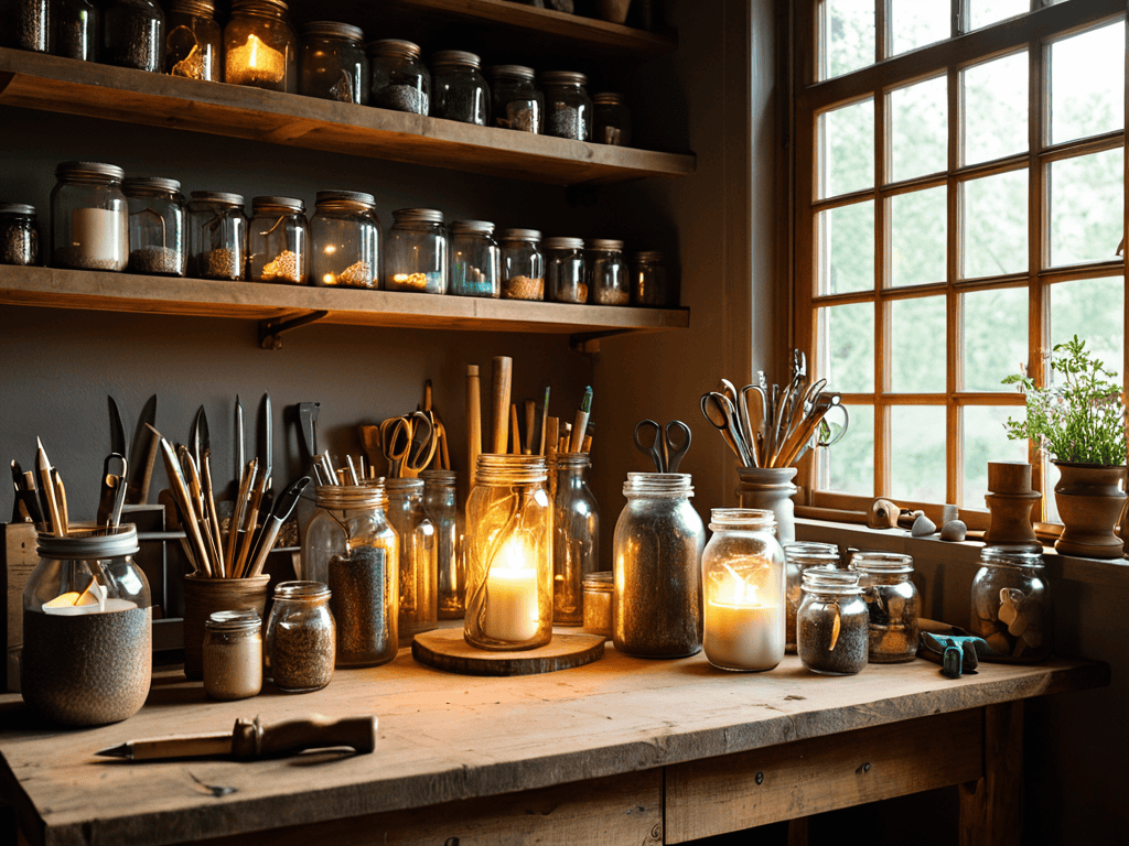 Upcycling Glass Jars