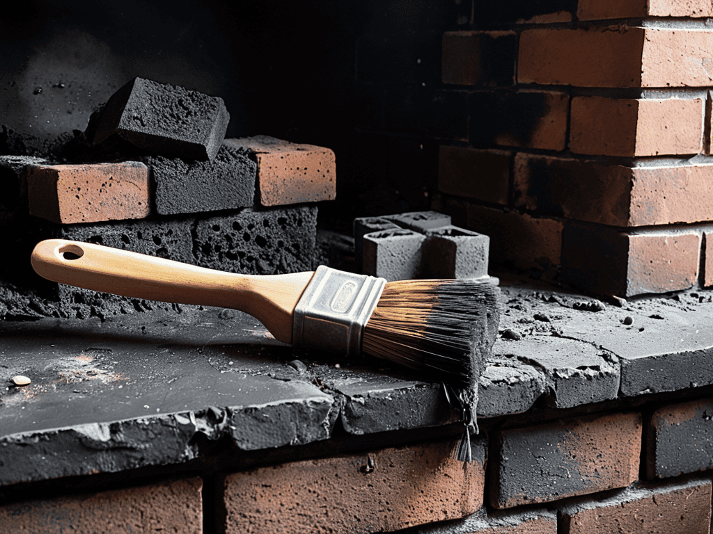 Cleaning Soot Off Brick Fireplace