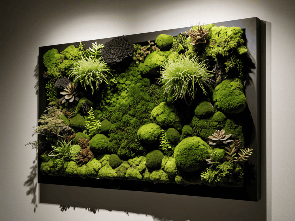 Making a Moss Wall Art