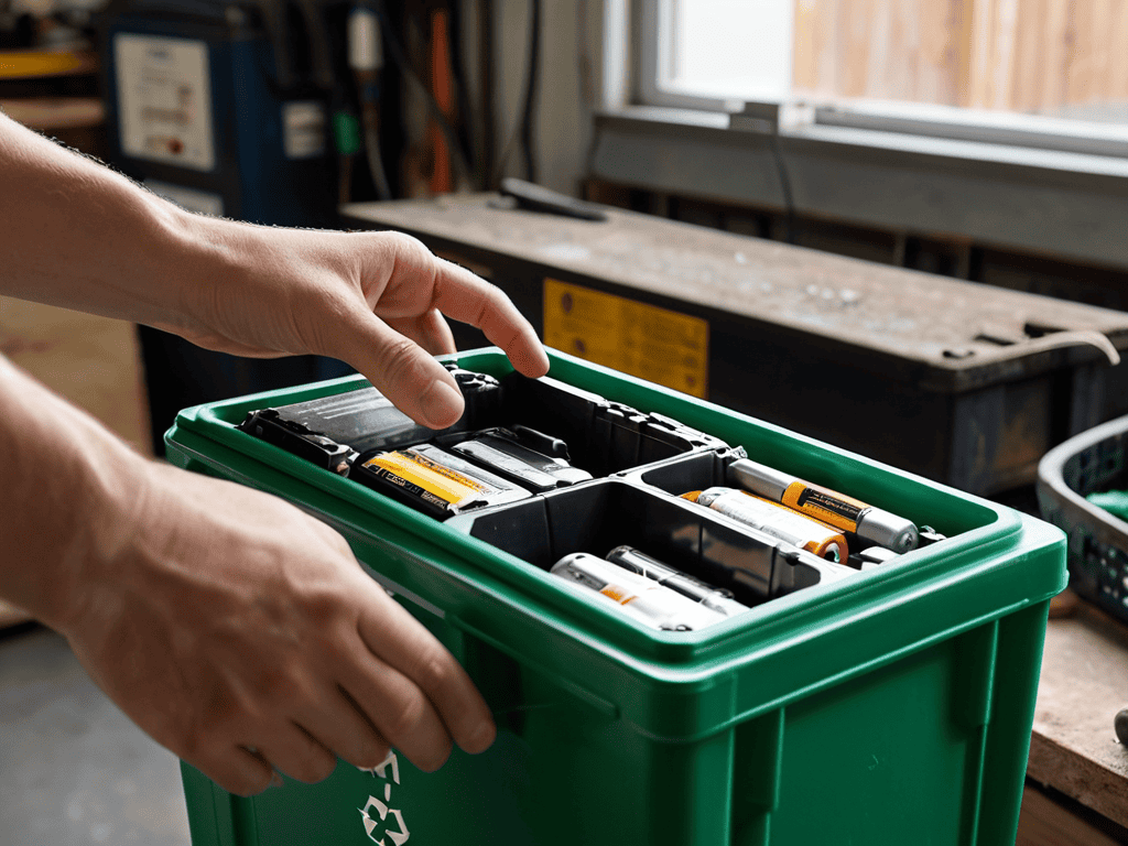 Responsible battery disposal tips
