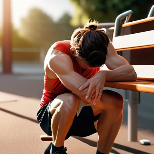 Graphic showing overtraining signs and recovery