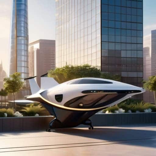 Vertical take-off (VTOL) travel hubs design concept.