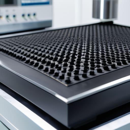 Sub-floor Vibrational Isolation Mats for stability.