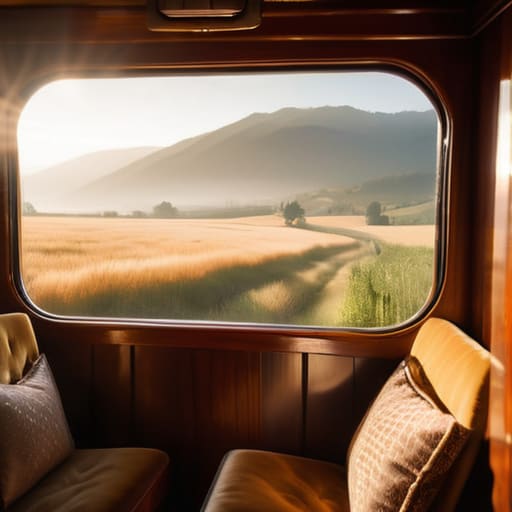 How to travel by train across a province.