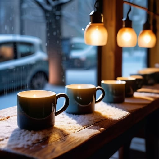 How winter changes social life in northern cities.